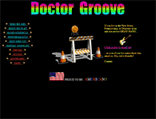 Tablet Screenshot of doctorgrooveband.com